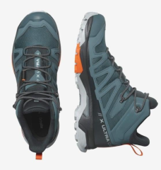 Salomon X Ultra 4 Mid GTX Stargazer/Black/Scarlet Ibis Erkek Outdoor Bot