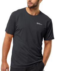 Jack Wolfskin Regular Fit Erkek Tişört 1809811TR 6000 Siyah