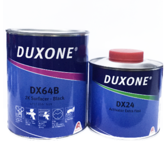 DX 64 B AKRİLİK ASTAR SİYAH 1L+DX 24 SERTLEŞTİRİCİ 0.5L