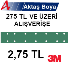 275 TL ALIŞVERİŞE RENDE CIRTLI ZIMPARA P120