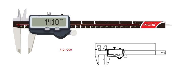 150 MM BLUETOOTHLU DİJİTAL KUMPAS (BÜYÜK EKRAN)