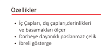 150 MM SAATLİ KUMPAS