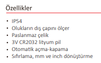 300 MM DIŞ KANAL KUMPASI DİJİTAL