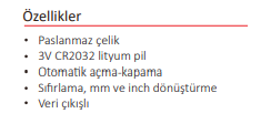 100 MM DİKEY DOĞRUSAL CETVEL DİJİTAL