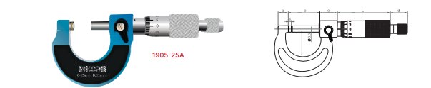 25-50 MEKANİK MİKROMETRE
