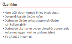 0-25 MM MİKROMETRE DİJİTAL (METAL SAPLI)