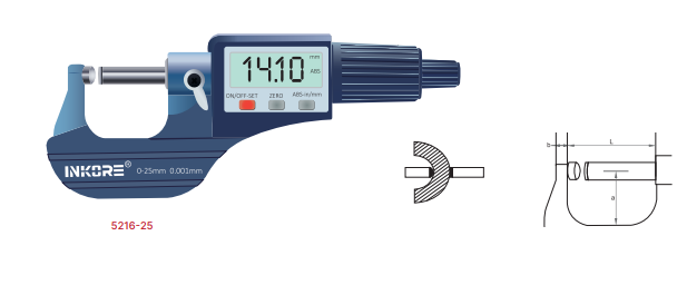 75-100 MM BORU MİKROMETRE DİJİTAL (D MODEL)