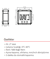 EĞİM ÖLÇER DİJİTAL