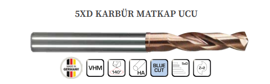 5XD KARBÜR MATKAP UCU