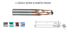 KÜRE KARBÜR FREZE (55HRC)