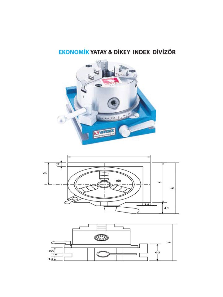 EKONOMİK YATAY & DİKEY İNDEX DİVİZÖR