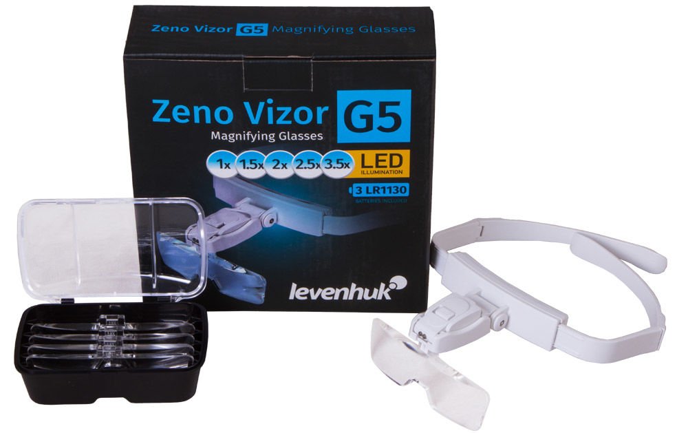 Levenhuk Zeno Vizor G5 Büyüteçli Gözlükler