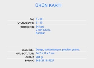 Gigamic Yogi Kutu Oyunu