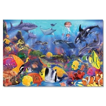 Melissa&Doug Büyük Parçalı Puzzle Deniz Altı (48 parça)