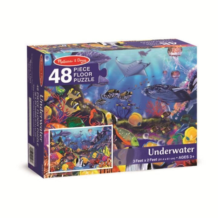 Melissa&Doug Büyük Parçalı Puzzle Deniz Altı (48 parça)