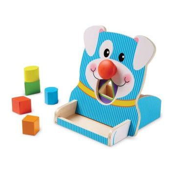 Melissa&Doug 1 Yaş Ahşap Oyuncak Döndür ve Besle - Şekiller