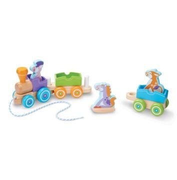 Melissa&Doug Çek Çek Tren - Sallanan Çiftlik Hayvanları