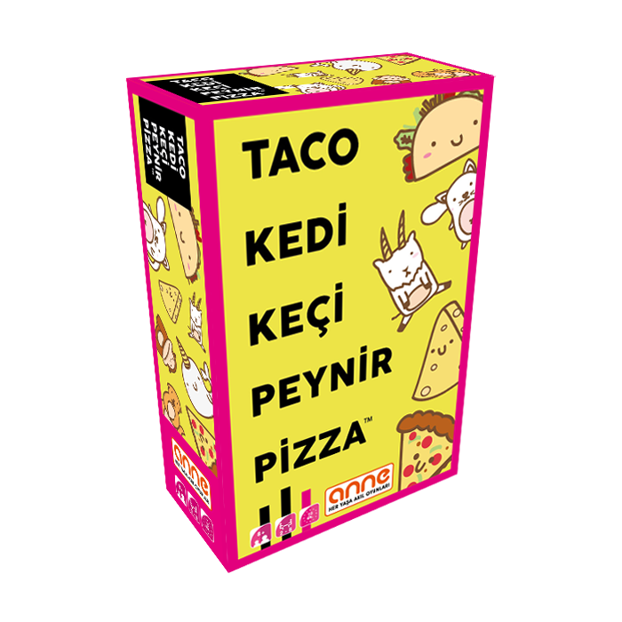 Taco Kedi Keçi Peynir Pizza Kutu Oyunu