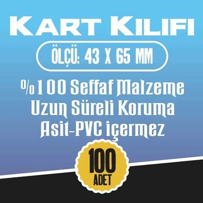 Oyun Kartı Kılıfı - 43x65 mm