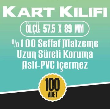 Oyun Kartı Kılıfı - 57,5x89 mm