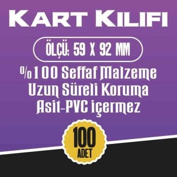 Oyun Kartı Kılıfı - 59x92 mm