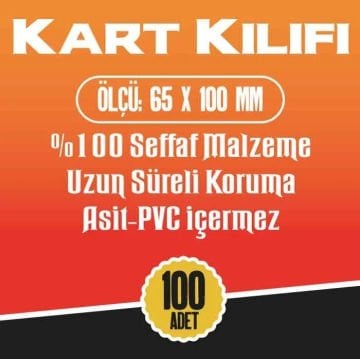 Oyun Kartı Kılıfı - 65x100 mm