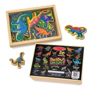 Melissa&Doug Oyuncak Ahşap Mıknatıslı Dinozorlar