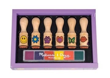 Melissa&Doug Ahşap Baskı Seti Mutlu Yüzler