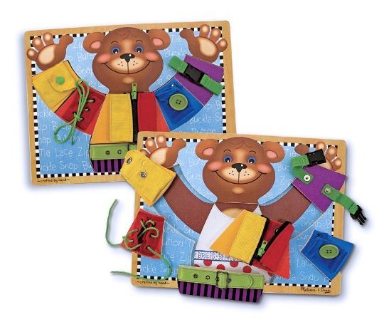 Melissa&Doug Ahşap Temel Beceri Geliştirme Tahtası