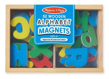 Melissa&Doug Ahşap Mıknatıslı Harfler