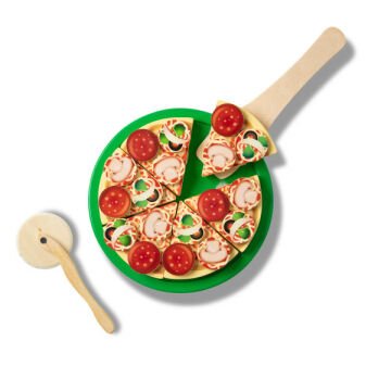 Melissa&Doug Ahşap Oyuncak Pizza Seti