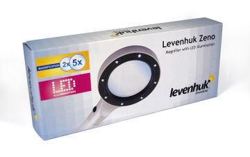Levenhuk Zeno 400 LED Büyüteç, 2/4x, 88/21 mm, Metal