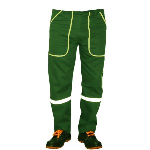 Harmandan Karışım Reflektörlü İş Pantolonu (Yeşil)