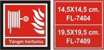 Yangın Hortumu Fotolümen Levha