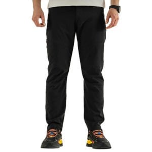 Softshell Rüzgar Su Geçirmez İş Pantolonu Siyah Renk