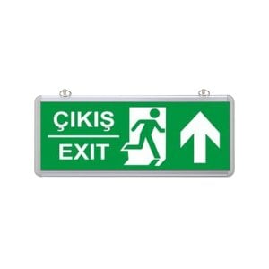 Çıkış Exit Ledli Armatür Yukarı Ok