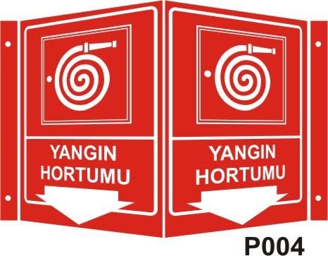 Yangın Hortumu Panoromik Levha (35x56cm)