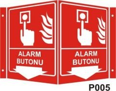 Alarm Butonu Panoromik Levha (35x56cm)