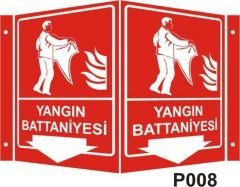 Yangın Battaniyesi Panoromik Levha (35x56cm)