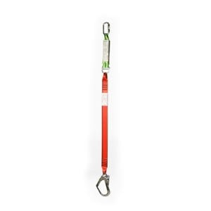 Eksed EKS-241-3 Şok Emicili Tek Bacaklı Kolon Halatlı Lanyard 54 mm 1.20 Metre