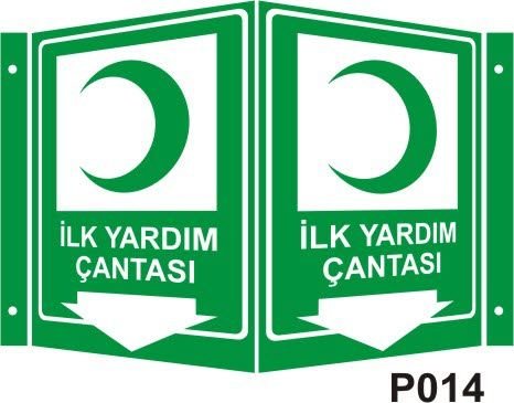 İlk Yardım Çantası Panoromik Levha (35x56cm)