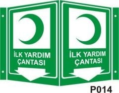 İlk Yardım Çantası Panoromik Levha (35x56cm)