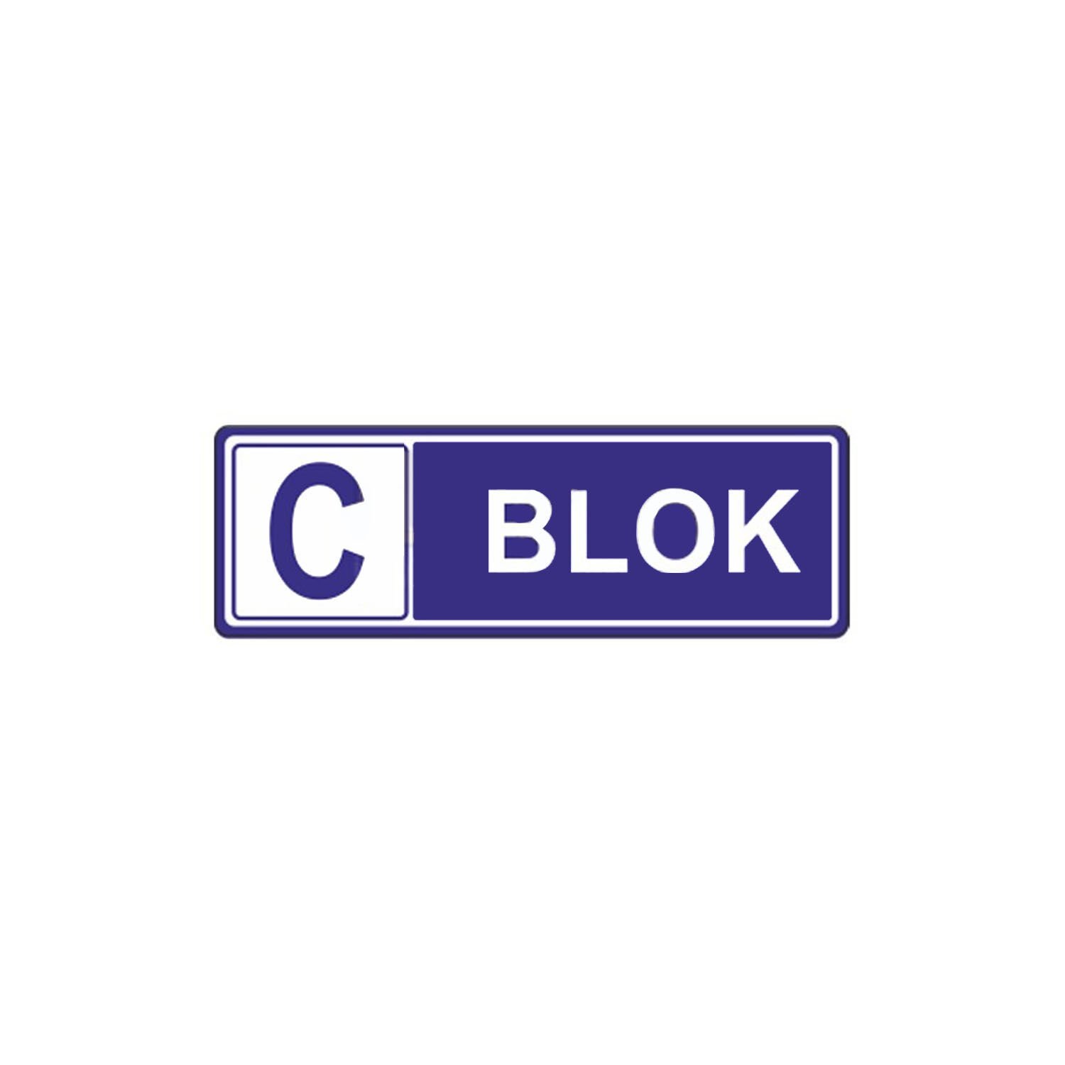 C Blok Levhası Pvc 12x30 cm