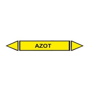 Azot Akışkan Boru Etiketi
