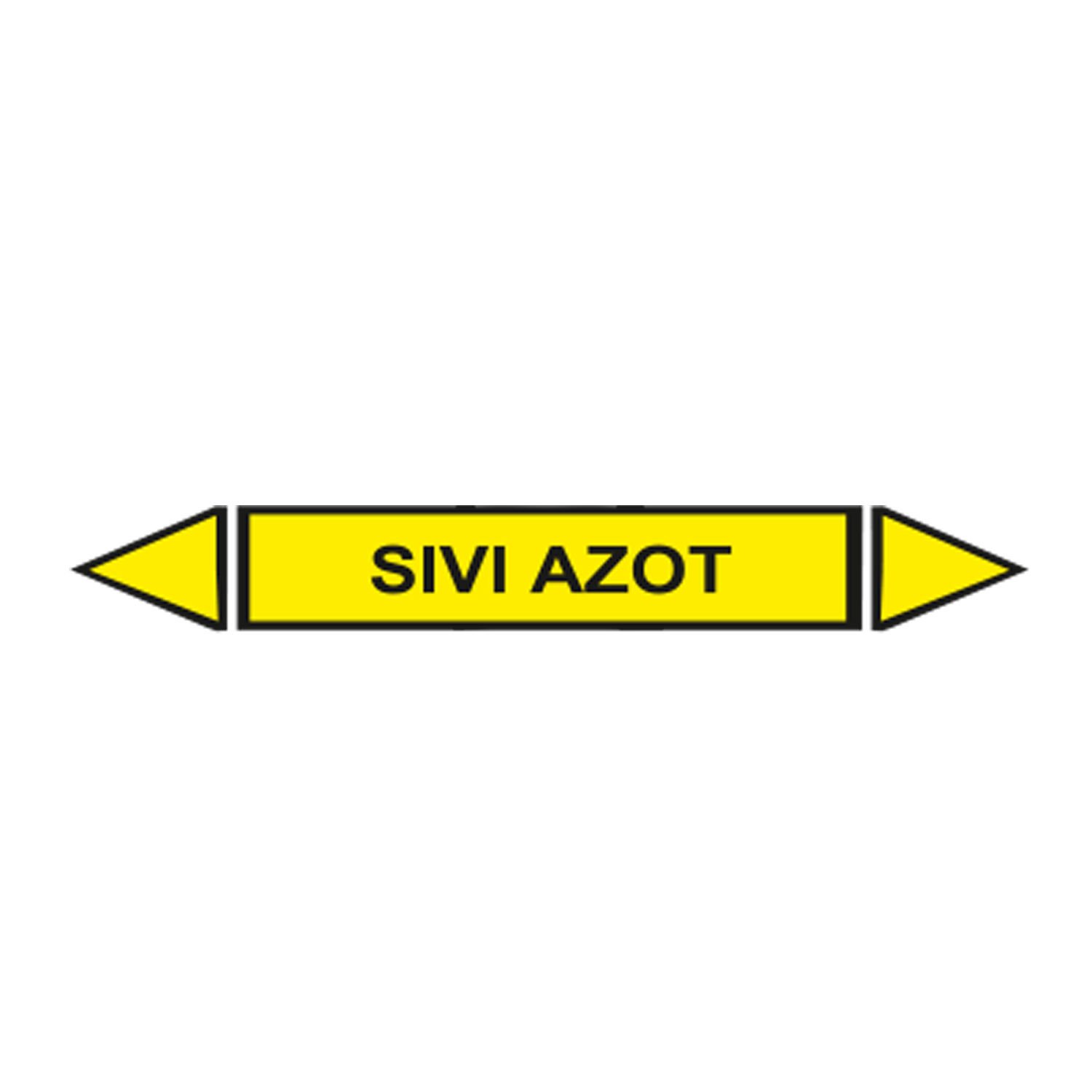 Sıvı Azot Akışkan Boru Etiketi