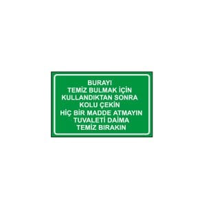 Burayı Temiz Bulmak İçin Kullandıktan sonra ...