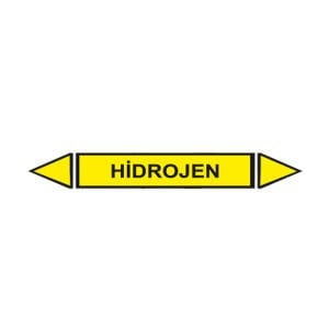 Hidrojen Akışkan Boru Etiketi