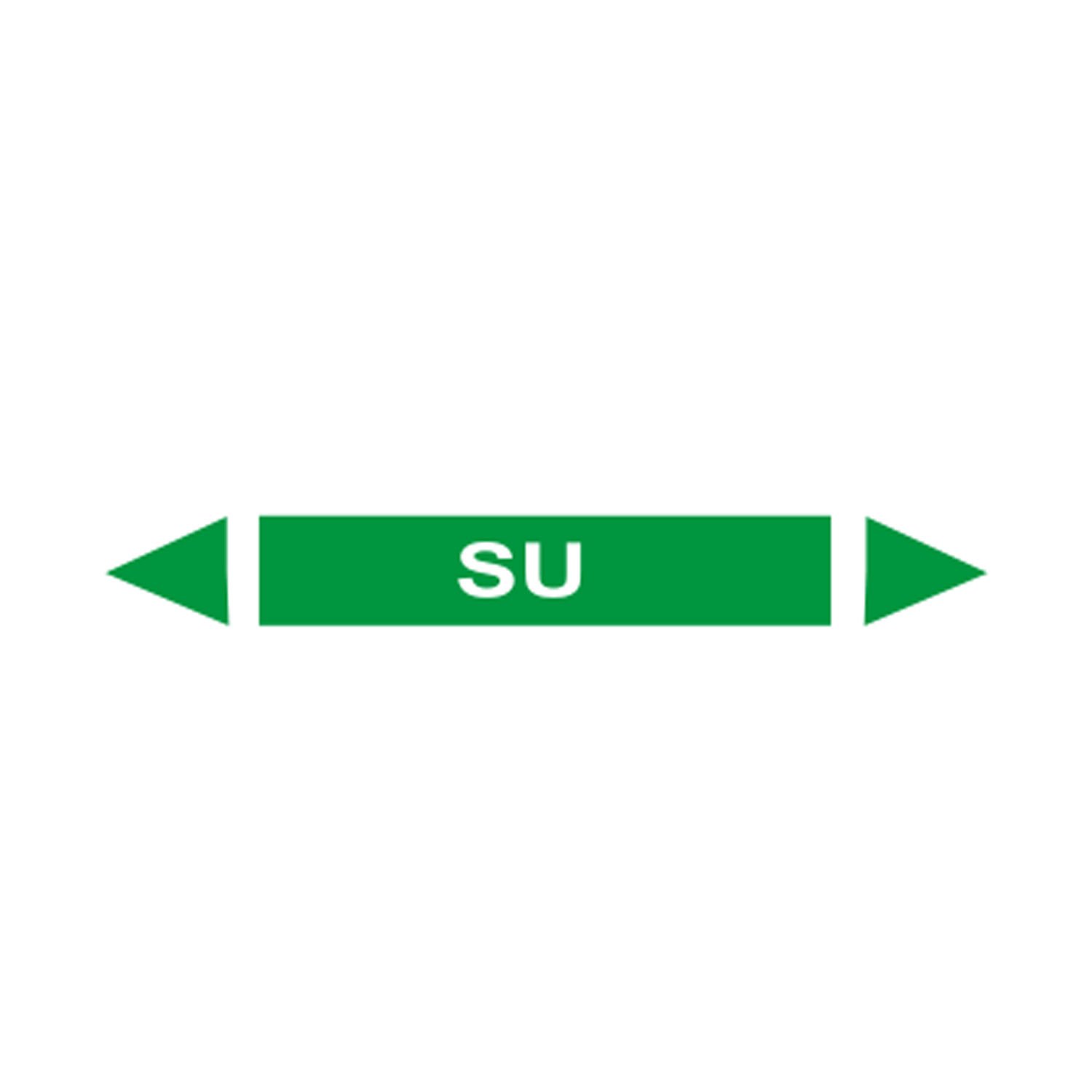 Su Akışkan Boru Etiketi