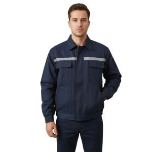 7/7 Gabardin Kapitoneli Lacivert Mont