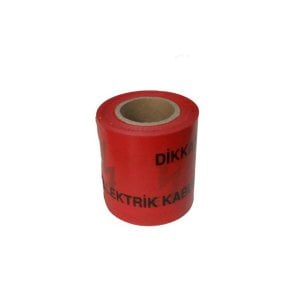 Dikkat Elektrik Kablosu Hattı İkaz Şeridi 250 Mt.